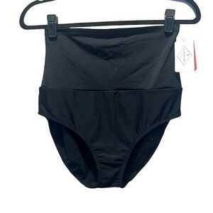 New St Johns Bay Women’s High Waist Tummy Control Bikini Bottoms 10 NWT